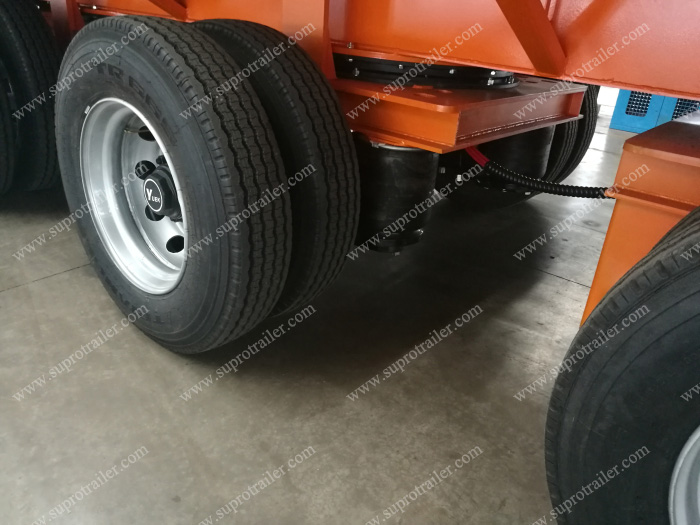 air suspension extendable trailer