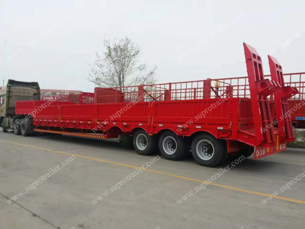 Low bed trailer Price 
