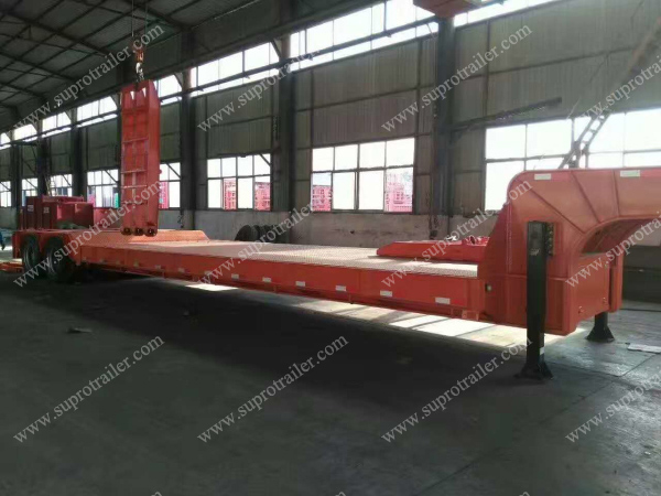 Low bed trailer 100 ton 