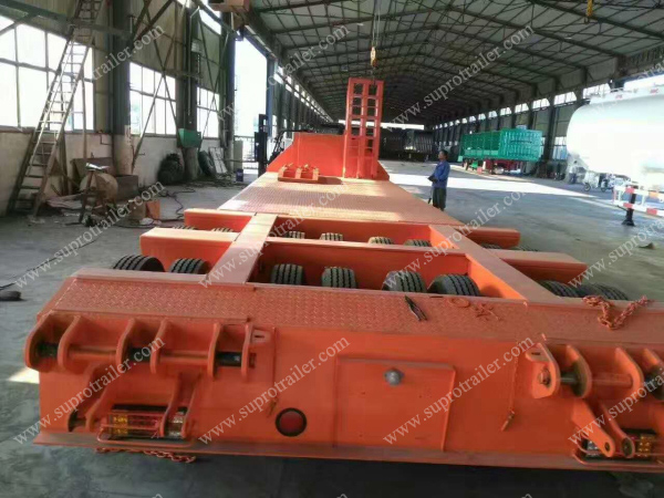 Low bed trailer 100 ton 