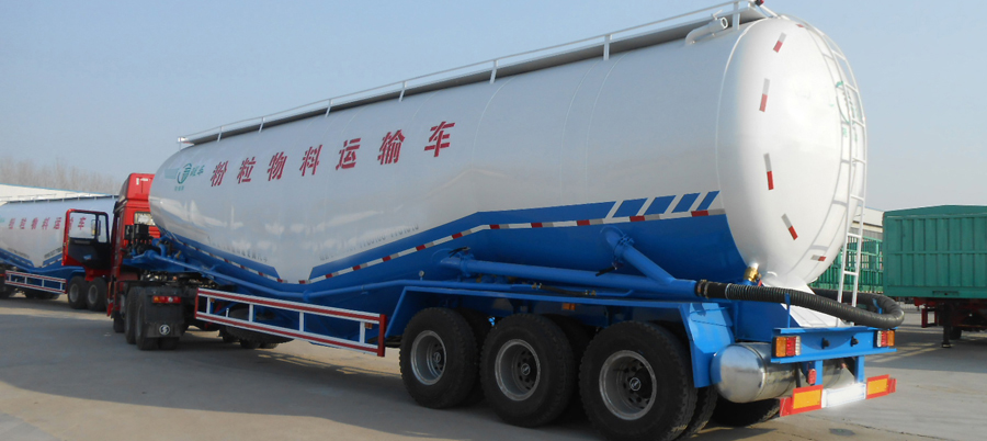 Cement bulk tank semi trailer