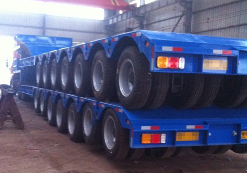 Jack Up Hydraulic Suspension - Multi Axles Low Bed Trailer