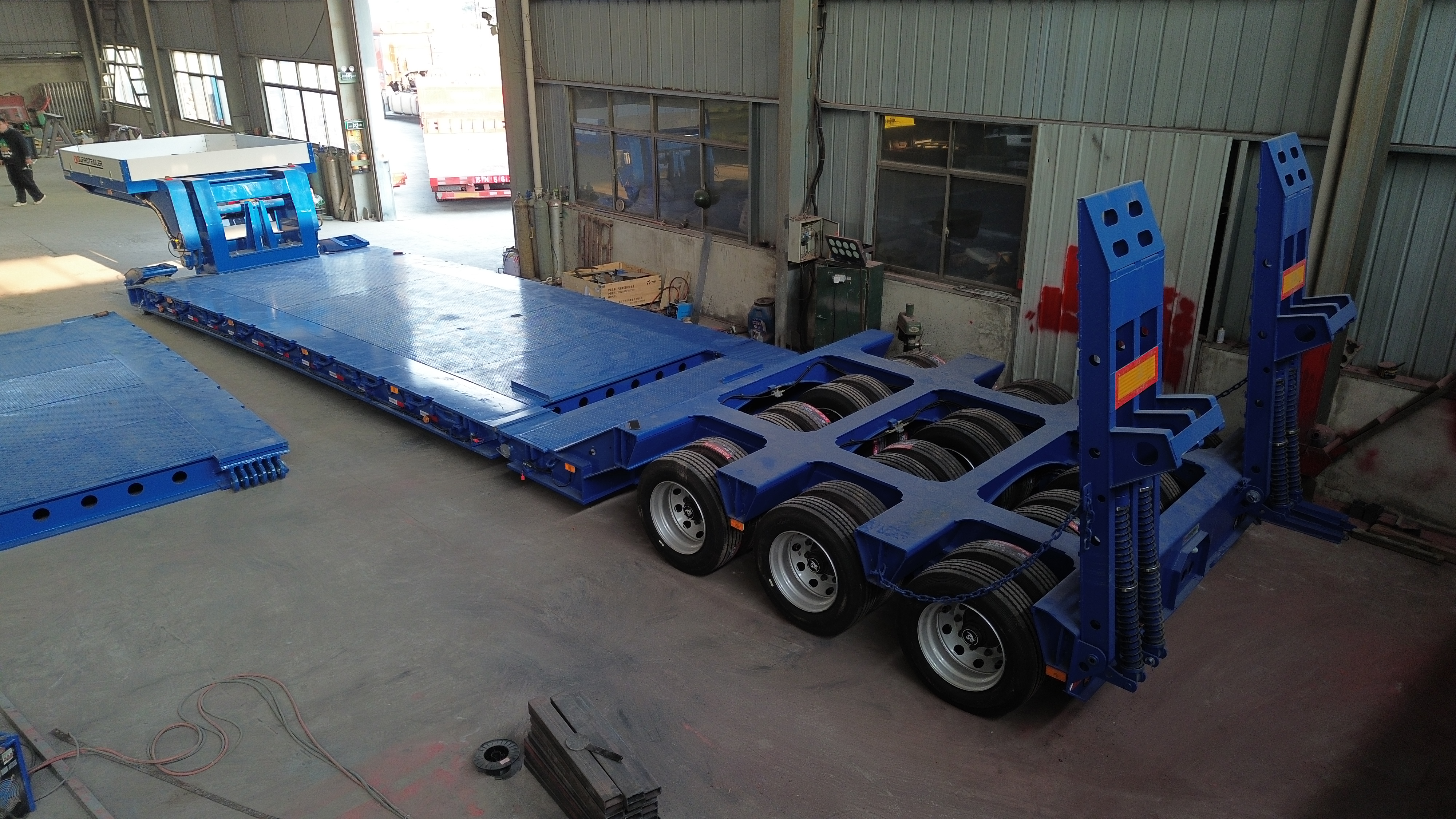 3-Line 6-Axle Detachable Gooseneck Trailer