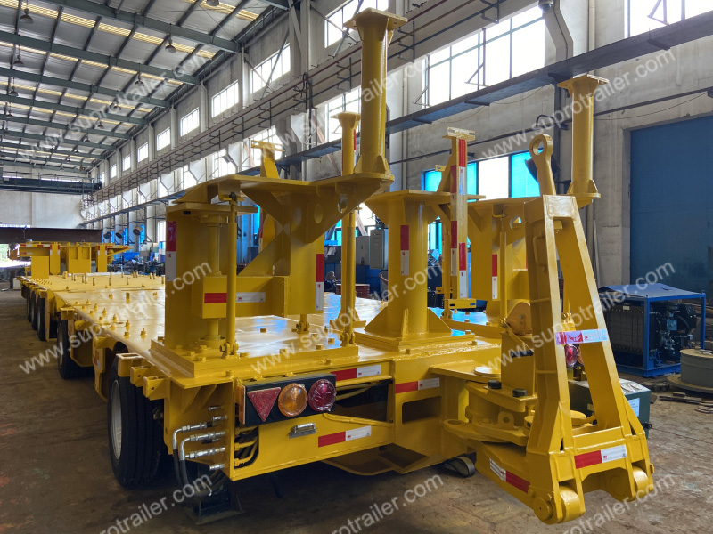 mobile transformer substation hydraulic modular trailer