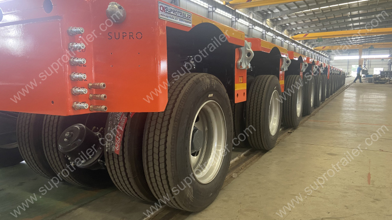 Towbar Hydraulic Modular Trailer