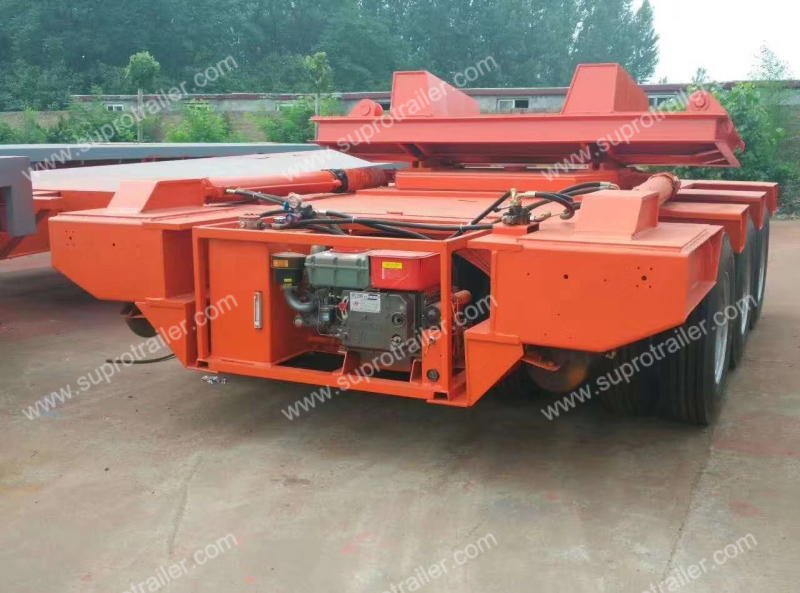 flatbed semi trailer with turntable
