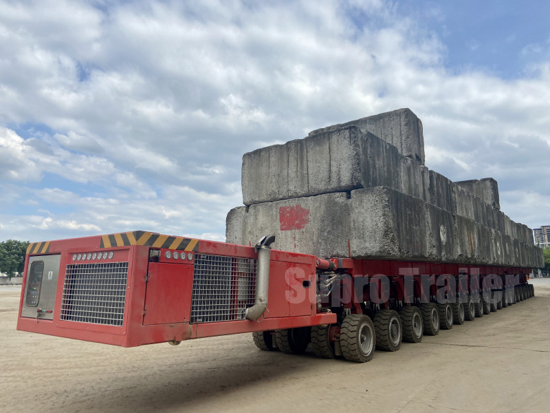Scheuer SPMT fabricado por Supro Trailer