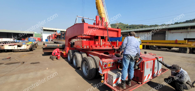 girder bridge for dolly trailer