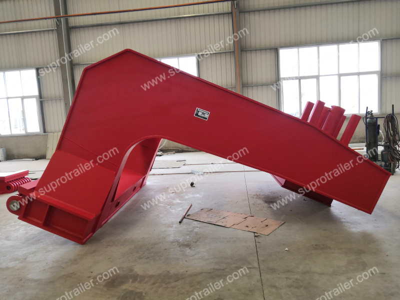 gooseneck of girder bridge