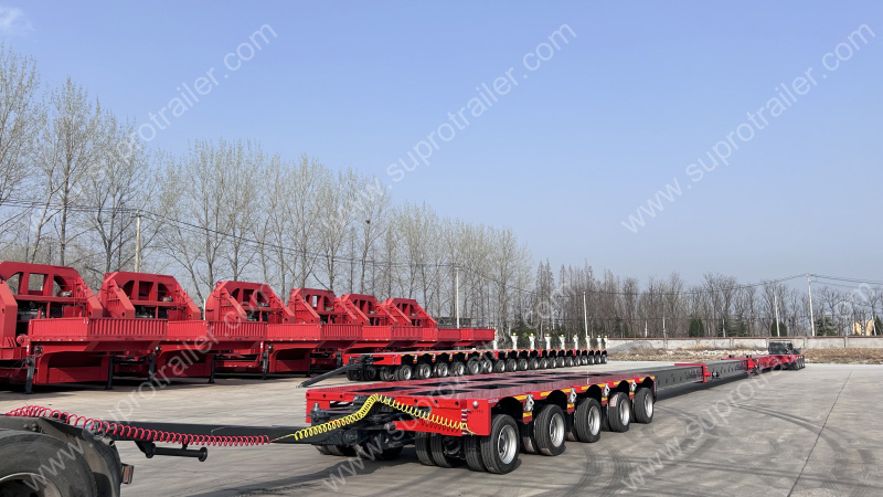 Extendable Spacer of Hydraulic Modular Trailer