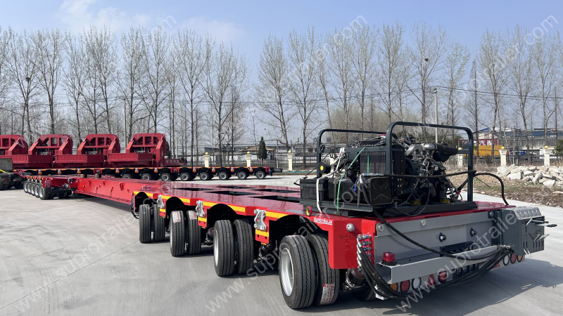Extendable Spacer of Hydraulic Modular Trailer