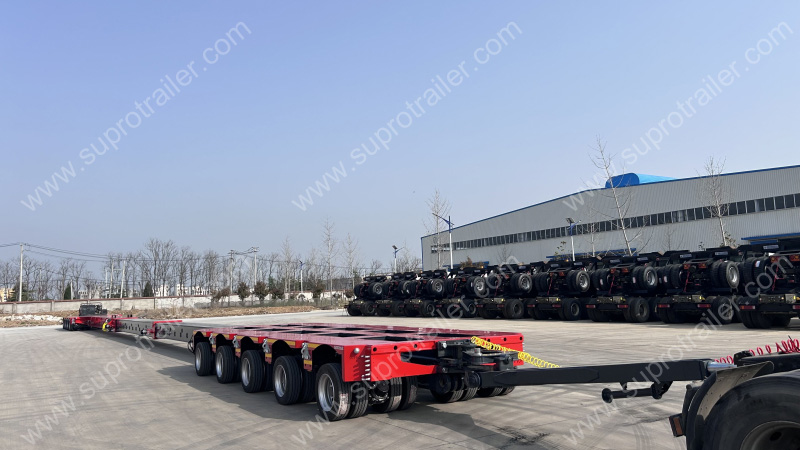 Extendable Spacer of Hydraulic Modular Trailer