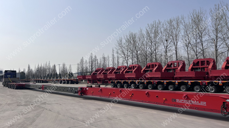 Extendable Spacer of Hydraulic Modular Trailer