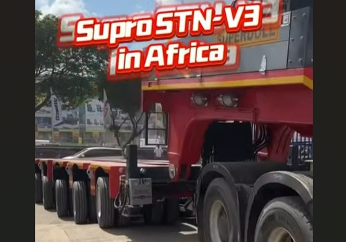 ¡El remolque Supro contribuye a fortalecer el transporte pesado global!