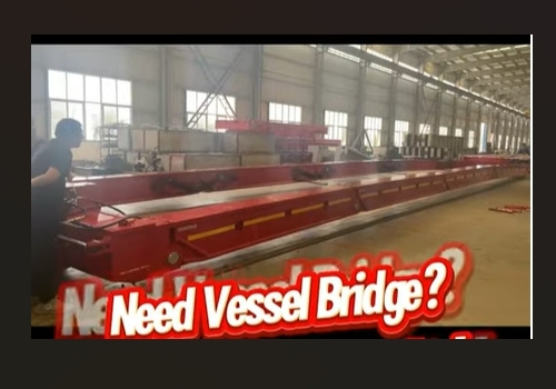 ¡Puente para buques! ¡Ancho ajustable! ¡Longitud combinada variable! Bueno para cargas de gran tamaño.