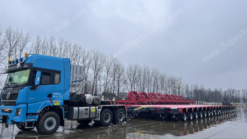 4 files hydraulic modular trailer