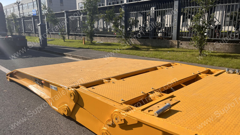 Folding Gooseneck Low Bed Trailer