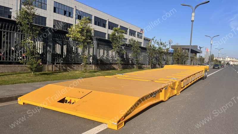 Folding Gooseneck Low Bed Trailer
