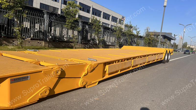Folding Gooseneck Low Bed Trailer
