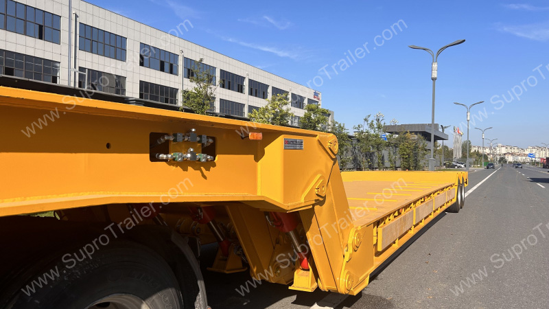 Folding Gooseneck Low Bed Trailer