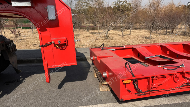 detachable gooseneck lowboy trailer