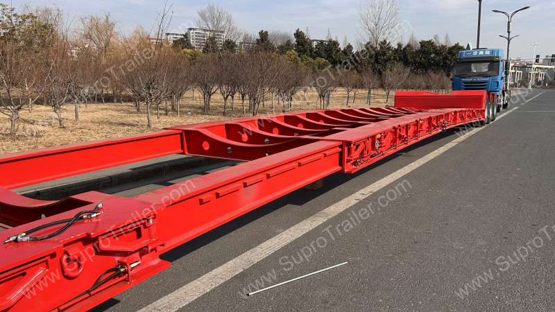extendable lowboy trailer