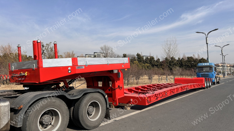extendable lowboy trailer
