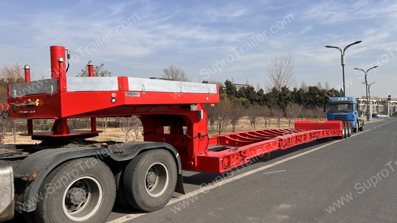 extendable lowboy trailer