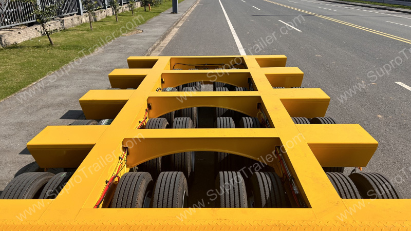 detachable gooseneck lowbed trailer