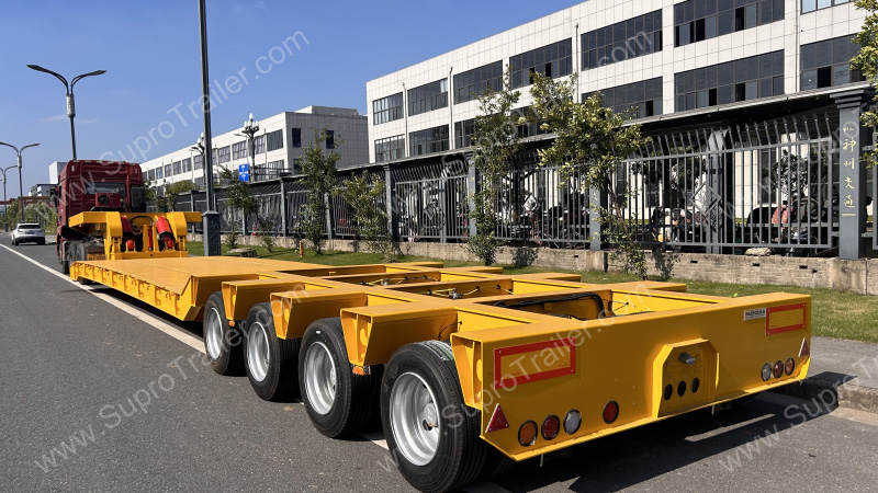 detachable gooseneck lowbed trailer