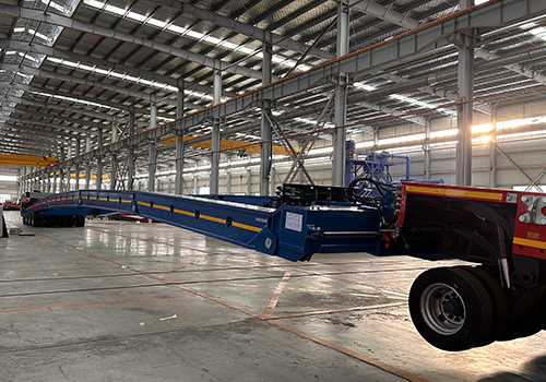 Puente de viga con vigas extensibles y modulares