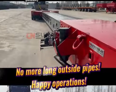 Élément d’espacement de 12 à 30 mètres avec charnière intégrée ! Plus besoin de déplacer ni de raccorder les conduites hydrauliques !