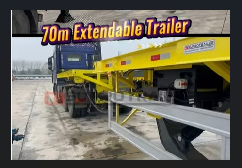 S’étend jusqu’à 70 m avec direction automatique pour un transport facile des pales !