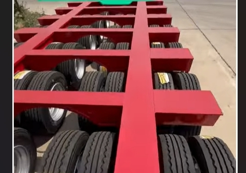 La plateforme de remorque la moins chère de 260 tonnes avec suspension rigide ! Idéale pour le transport de charges lourdes !