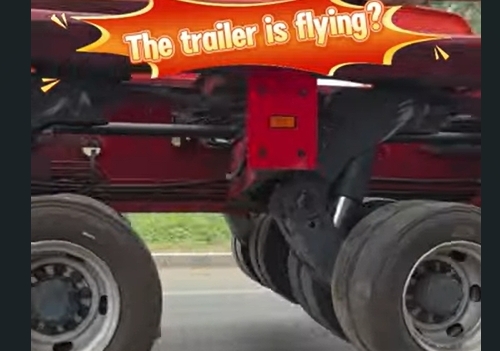 La remorque vole-t-elle ? Relevez la suspension pour économiser le carburant et les pneus ! Un vrai avantage.