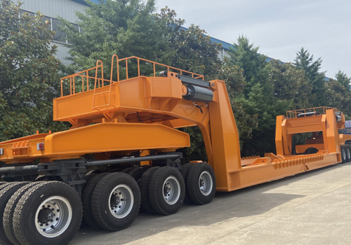 Pont à poutres avec remorque dolly de 300 tonnes