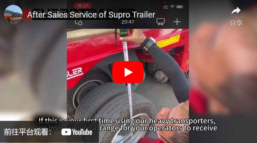 Service après-vente de Supro Trailer - Vous saurez avec qui vous coopérez !