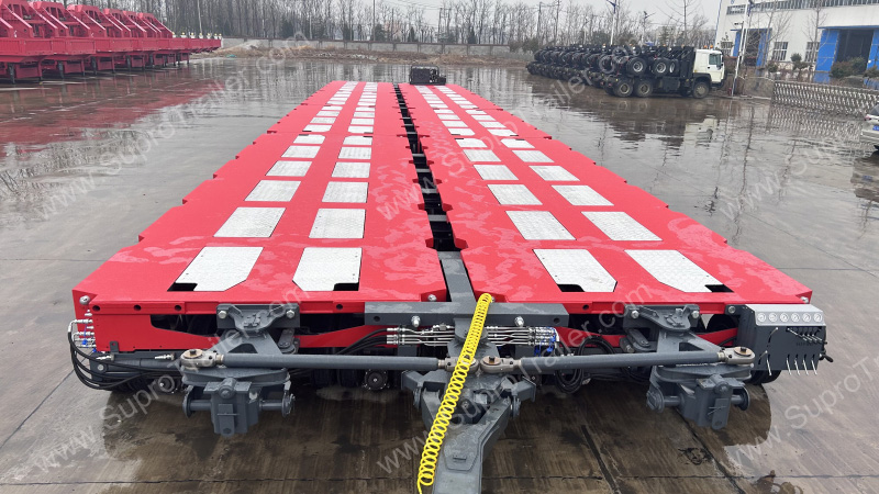 one by one hydraulic modular trailer