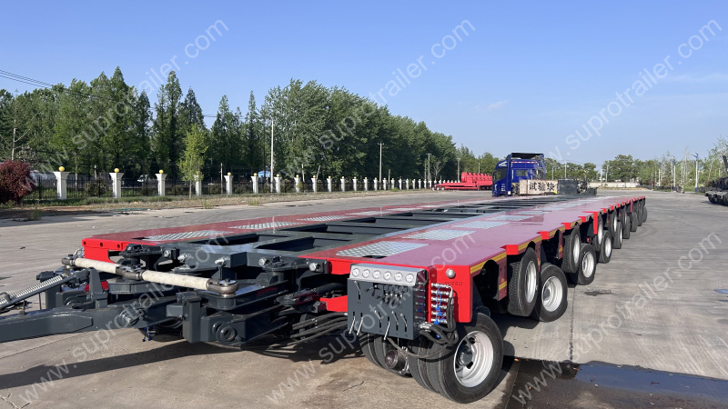 Split Hydraulic modular trailer