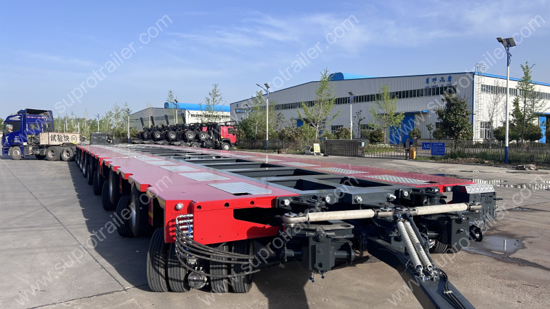 Split Hydraulic modular trailer