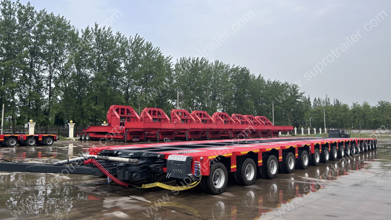 Split Hydraulic modular trailer