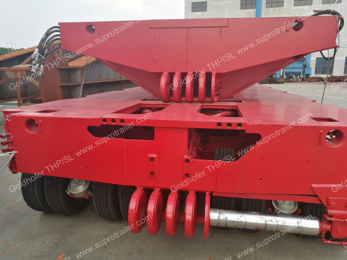 hydraulic modular trailer spacer