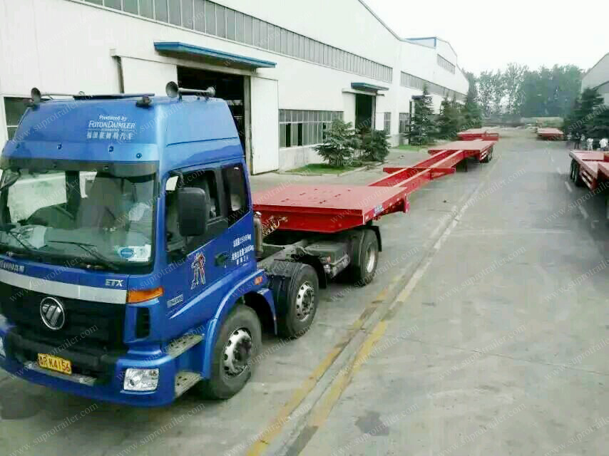 Extendable flatbed trailer for sale 
