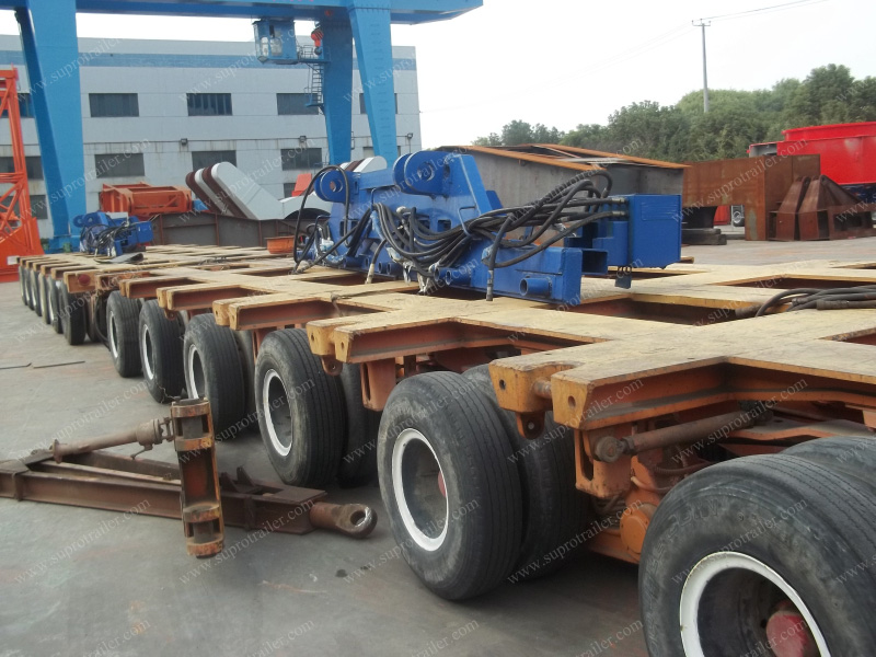 used nicolas hydraulic modular trailer for sale