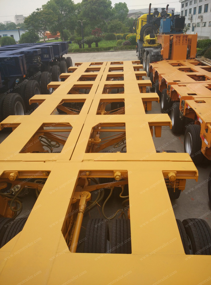 Supro Trailer Half and half modular trailer, used Split modular