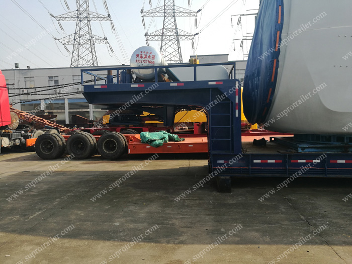 Hydraulic modular trailer