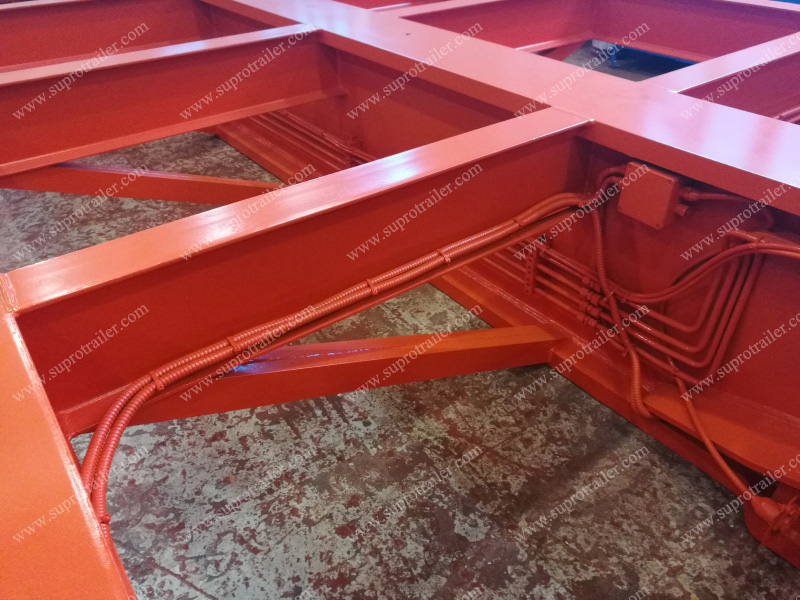 Nicolas hydraulic modular trailer spacer