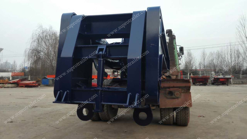 Dismountable gooseneck low bed trailer 