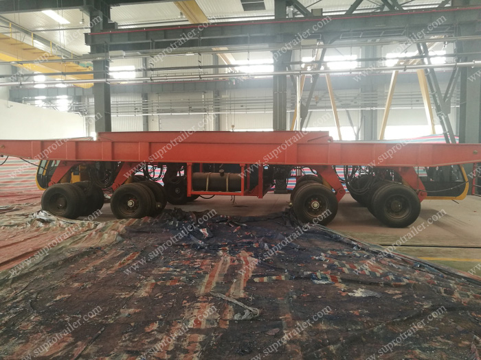 Hydraulic modular trailer 