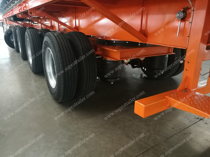 air suspension extendable trailer